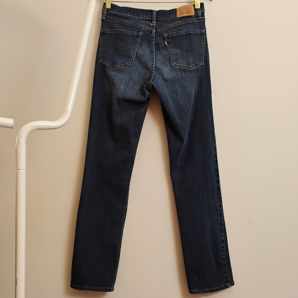Levi's Women's Straight Leg Jeans - Dark Blue